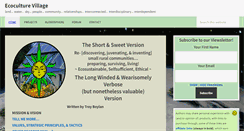 Desktop Screenshot of ecoculturevillage.org